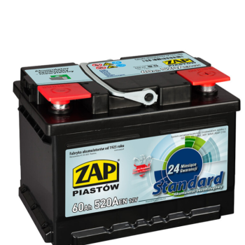 Ogłoszenie - Akumulator 60Ah 520A en Zap Standard - Piła - 299,00 zł