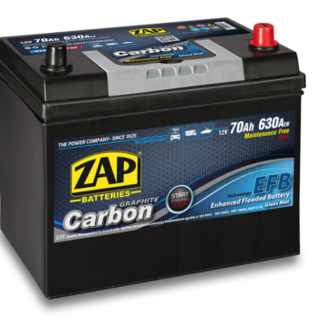 Ogłoszenie - Akumulator 70Ah 630A en Zap Carbon Efb Start&Stop Japan P+ - Piła - 429,00 zł