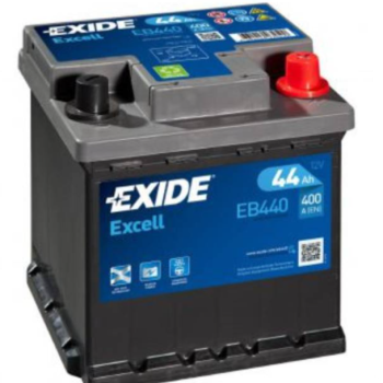 Ogłoszenie - Akumulator 44Ah 400A Exide Excell EB440 kostka prawy plus - Kościerzyna - 239,00 zł