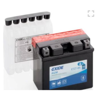 Ogłoszenie - Akumulator 6Ah 100A motocyklowy Exide etz7-BS ytz7-BS 12V EN - Słupsk - 120,00 zł