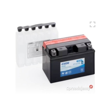 Ogłoszenie - Akumulator 9.5Ah 130A motocyklowy Exide Et12A-BS Yt12A-bs 12V - Słupsk - 180,00 zł