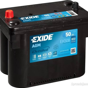 Ogłoszenie - Akumulator 50Ah 800A Exide Orbital Agm Start&Stop EK508 - Białystok - 880,00 zł