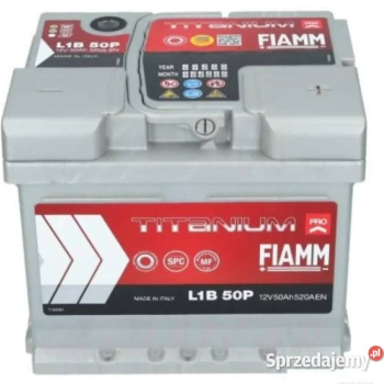 Ogłoszenie - Akumulator 50Ah 520A Fiamm Titanium Pro Prawy Plus - Białystok - 330,00 zł
