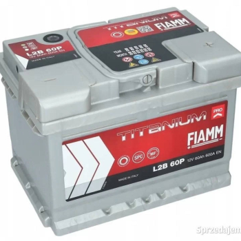 Ogłoszenie - Akumulator 60Ah 600A Fiamm Titanium Pro 12V 60Ah 600A Prawy Plus - Białystok - 390,00 zł
