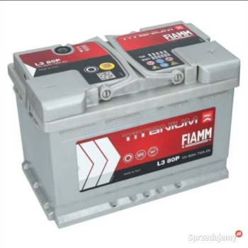 Ogłoszenie - Akumulator 80Ah 730A Fiamm Titanium Pro Prawy Plus - Białystok - 510,00 zł
