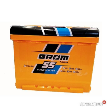 Ogłoszenie - Akumulator GROM RACING 55Ah 510A EN PRAWY PLUS - Piotrków Trybunalski - 340,00 zł