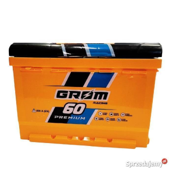 Ogłoszenie - Akumulator 60Ah 600A EN GROM RACING PRAWY PLUS - Piotrków Trybunalski - 360,00 zł
