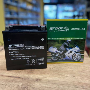 Ogłoszenie - Akumulator motocyklowy GROM GTX20CH-BS YTX20CH-BS 12V 18Ah 2 - Piotrków Trybunalski - 250,00 zł