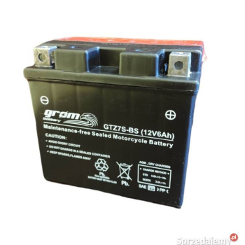 Ogłoszenie - Akumulator motocyklowy GROM GTZ7S-BS YTZ7S-BS 12V 6Ah 120A P - Piotrków Trybunalski - 150,00 zł