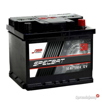Ogłoszenie - Akumulator 50Ah 390A EN SPECBAT PRAWY PLUS - Piotrków Trybunalski - 180,00 zł
