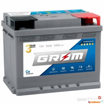 Ogłoszenie - Akumulator GROM Premium 55Ah 540A - Gdynia - 350,00 zł