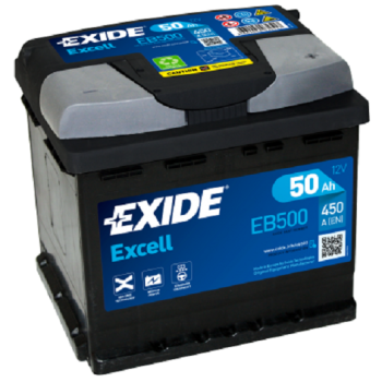 Ogłoszenie - Akumulator 50Ah 450A EN  Exide Excell Prawy Plus - Białystok - 259,00 zł