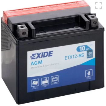 Ogłoszenie - Akumulator 12V 10Ah 150A EXIDE ETX12-BS - Jastrzębie-Zdrój - 175,00 zł