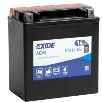 Ogłoszenie - Akumulator 12V 14Ah 220A EXIDE ETX16-BS - Jastrzębie-Zdrój - 240,00 zł