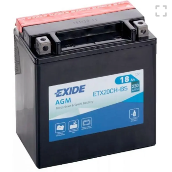 Ogłoszenie - Akumulator 12V 18Ah 230A EXIDE ETX20CH-BS - Jastrzębie-Zdrój - 255,00 zł