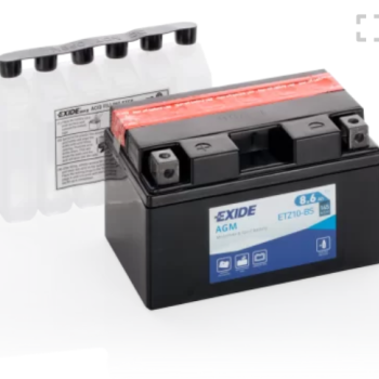Ogłoszenie - Akumulator motocyklowy 8.6Ah EXIDE ETZ10-BS YTZ10-BS 12V 145 PŁOCK CHOPINA 1 - Płock - 170,00 zł