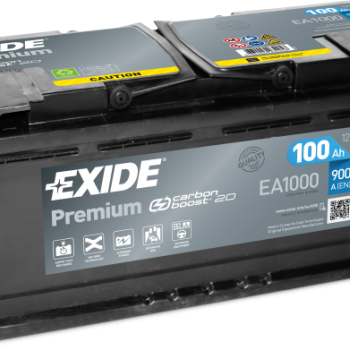 Ogłoszenie - Akumulator 100Ah 900A Exide Premium  EA1000 EN PRAWY PLUS - Konin - 495,00 zł