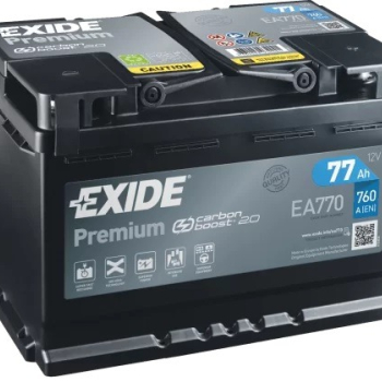 Ogłoszenie - Akumulator 77Ah 760A Exide Premium PRAWY PLUS - Piotrków Trybunalski - 389,00 zł