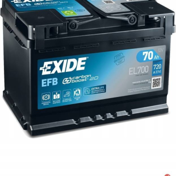 Ogłoszenie - Akumulator 70Ah 760A Exide Efb Start&Stop Prawy Plus - Białystok - 520,00 zł