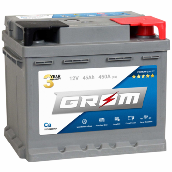 Ogłoszenie - Akumulator 45Ah 450A GROM Premium - Ostrów Wielkopolski - 320,00 zł