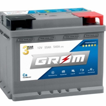 Ogłoszenie - Akumulator GROM Premium 55Ah 540A - Gdynia - 350,00 zł