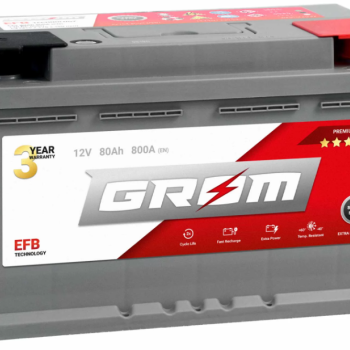 Ogłoszenie - Akumulator 80Ah 800A en Grom Efb Start&Stop - Piła - 600,00 zł