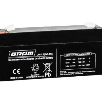 Ogłoszenie - Akumulator GROM LP6 3.2Ah 6V - Gdynia - 35,00 zł