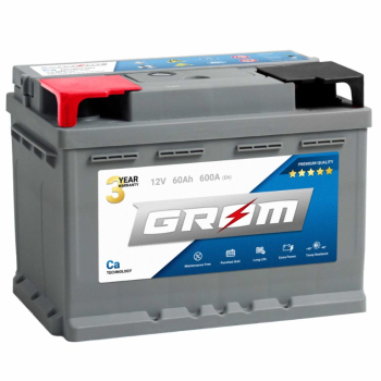 Ogłoszenie - Akumulator  60Ah 600A EN GROM Premium DTR Lewy Plus - Konin - 370,00 zł