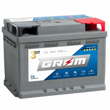 Ogłoszenie - Akumulator 60Ah 600A EN GROM Premium DTR - Konin - 370,00 zł