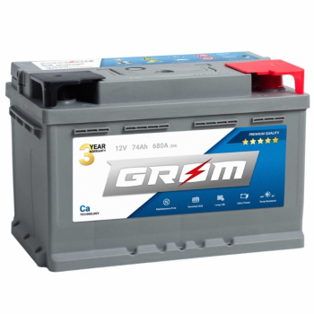 Ogłoszenie - Akumulator 74Ah 680A EN GROM Premium  DTR niski - Konin - 450,00 zł