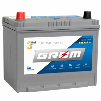 Ogłoszenie - Akumulator 75Ah 700A GROM PREMIUM Japan Lewy Plus - Konin - 450,00 zł