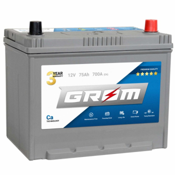 Ogłoszenie - Akumulator 75Ah 700A GROM PREMIUM Japan Prawy Plus - Konin - 450,00 zł
