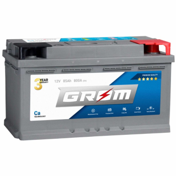 Ogłoszenie - Akumulator  85Ah 800A EN GROM Premium DTR niski - Konin - 490,00 zł