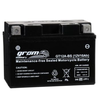 Ogłoszenie - Akumulator motocyklowy 12V 10Ah 180A grom GT12A-BS - Piła - 185,00 zł
