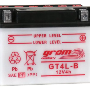 Ogłoszenie - Akumulator YB4L-B 12V 4Ah 60A GROM P+ - Poznań - 70,00 zł