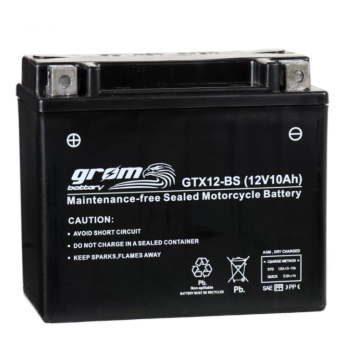 Ogłoszenie - Akumulator motocyklowy 12V 10Ah 180A grom GTX12-BS - Piła - 175,00 zł