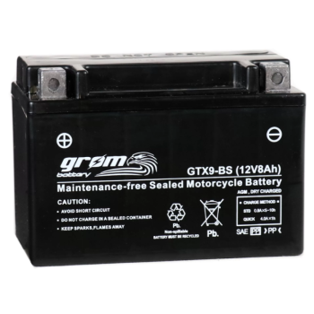 Ogłoszenie - Akumulator motocyklowy 8AH 130A grom GTX9-BS - Piła - 135,00 zł
