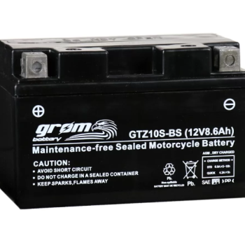 Ogłoszenie - Akumulator GTZ10S-BS YTZ10S-BS 12V 8.6Ah 160A GROM L+ - Poznań - 160,00 zł