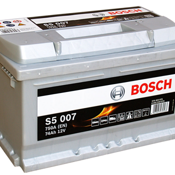 Ogłoszenie - Akumulator 74Ah 750A EN Bosch S5007 PRAWY PLUS - Toruń - 450,00 zł