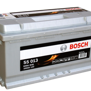 Ogłoszenie - Akumulator 100Ah 830A EN Bosch  S5013 PRAWY PLUS - Konin - 600,00 zł