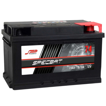Ogłoszenie - Akumulator 74Ah 670AEN SPECBAT PRAWY PLUS - Piotrków Trybunalski - 319,00 zł