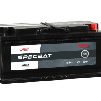 Ogłoszenie - Akumulator Specbat AGM start/stop 105Ah 850A P+ - Gdynia - 749,00 zł