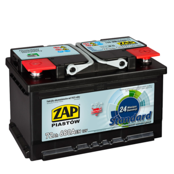 Ogłoszenie - Akumulator 72Ah 680A en Zap Standard - Piła - 359,00 zł