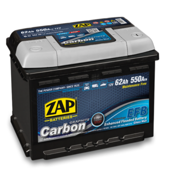 Ogłoszenie - Akumulator 62Ah 550A en Zap Carbon Efb Start&Stop - Piła - 379,00 zł