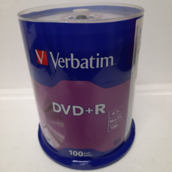 Ogłoszenie - Polecam Płyty DVD KPL 100szt Nowe Verbatim DVD+R x16 4,7GB Nowe - Mazowieckie - 98,00 zł