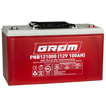 Ogłoszenie - Akumulator 100Ah GROM AGM PNB121000 12V - Pomorskie - 750,00 zł