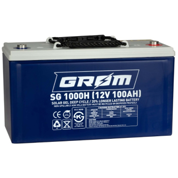 Ogłoszenie - Akumulator GROM SOLAR GEL 12V 100Ah SG1000H – DARMOWY DOWÓZ I WYMIANA - 750,00 zł