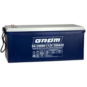 Ogłoszenie - Akumulator GROM SOLAR GEL 12V 200Ah SG2000H - Żory - 1 550,00 zł