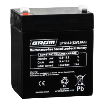 Ogłoszenie - Akumulator żelowy GROM 12V 5Ah LP12-5.0 - Żory - 49,00 zł
