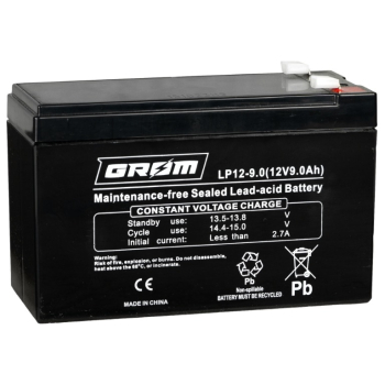 Ogłoszenie - Akumulator 12V 9Ah GROM LP12-9.0 - Gdańsk - 79,00 zł